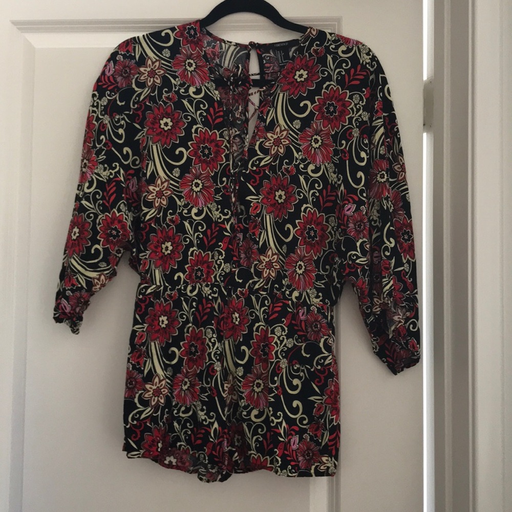 Forever 21 Floral Romper!